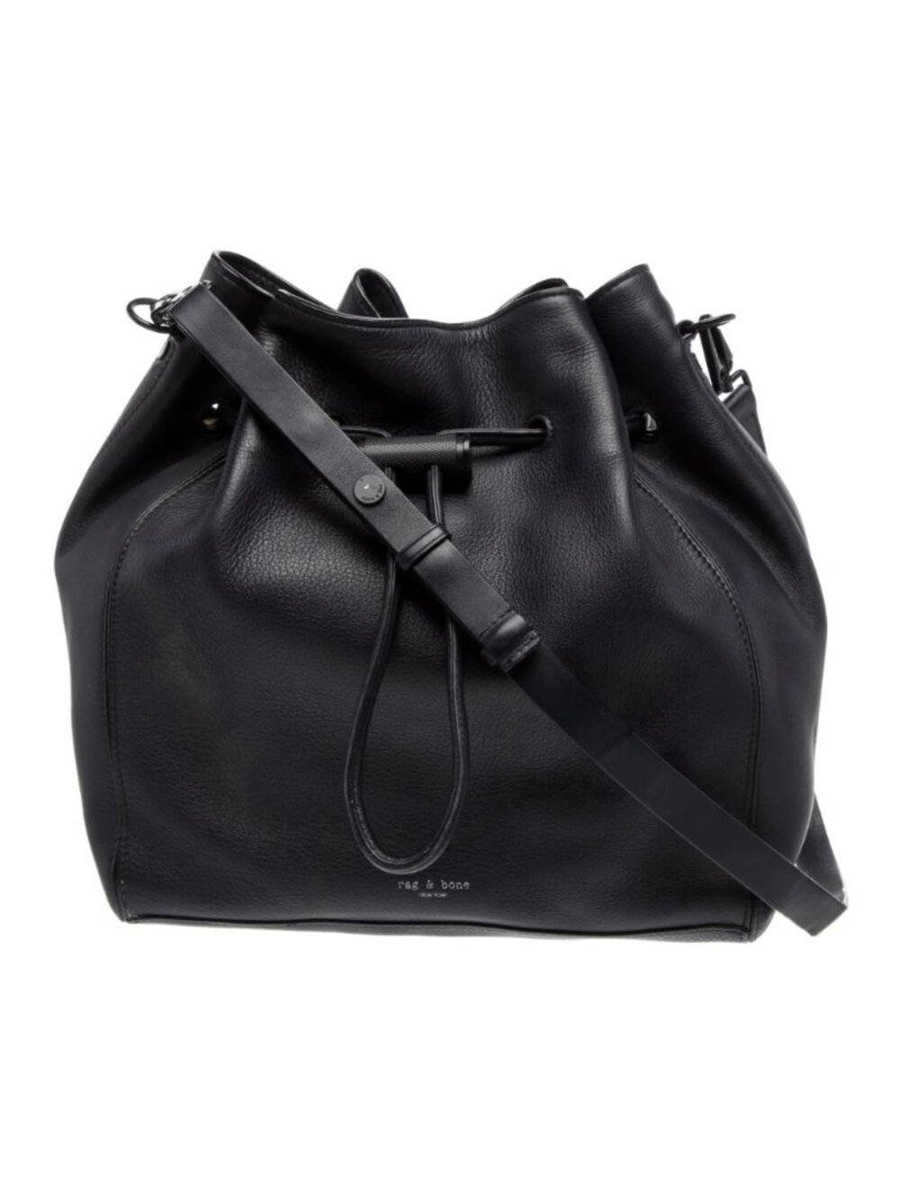 Rag & Bone Aston Bucket Bag Navy
